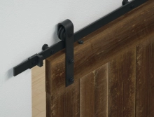 Hafele<br />941.32.012 - Flat Track Sliding System, Slido D-Line42 100S Set, for 1 Sliding Wood Door, Length: 2.5 m (8 2 7/16")