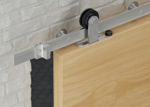 Hafele<br />941.32.013 - Flat Track Sliding System, Slido D-Line42 100R Set