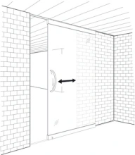 Hafele<br />941.60.009 - Sliding door fitting, HAWA Junior 160/G