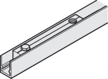 Hafele<br />941.60.024 - Carrier Profile, with Suspension Plates and Set Screw