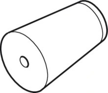 Hafele<br />941.80.050 - Buffer, Rubber