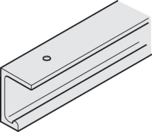 Hafele<br />942.17.250 - Upper Track, Pre-drilled, Ceiling Mounted