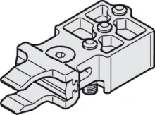 Hafele<br />942.30.042 - Track Stopper, with Adjustable Retention Spring