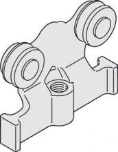 Hafele<br />942.44.012 - Running Gear, Wheels (Steel)