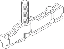 Hafele<br />942.44.020 - Suspension Plate, With Suspension Bolt M12