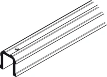 Hafele<br />942.51.721 - Upper Guide Channel, 25 x 25 mm (1" x 1")