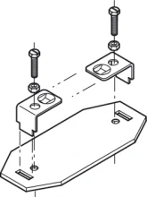 Hafele<br />942.52.082 - Lock Joint Plate, Pre-Drilled