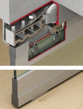 Hafele<br />942.56.003 - Sliding Door Hardware, HAWA Junior 250 G, set