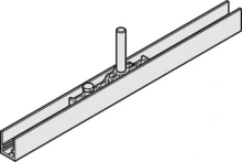 Hafele<br />942.56.024 - Carrier Profile, with Suspension Plates and M12 Hanger Bolt