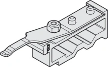 Hafele<br />942.56.041 - Track Stopper, with Adjustable Retention Spring