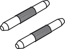 Hafele<br />942.56.090 - Connecting Pin, Set for Upper Track