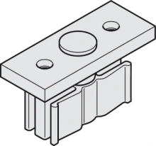 Hafele<br />943.04.030 - Lower Guide Plate, with Plastic Slider