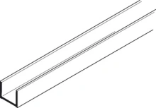 Hafele<br />943.26.930 - Channel, Pre-Drilled for Countersunk Screws