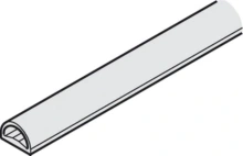 Hafele<br />943.31.205 - Profile, Self-Adhesive, for 8 - 10 mm (5/16 - 13/32") Thick Glass