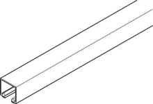 Hafele<br />943.33.920 - Lower Guide Channel, Polyproplene, Black