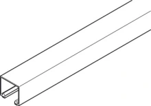 Hafele<br />943.34.920 - Upper Track, Aluminum, Anodized