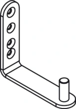 Hafele<br />943.51.400 - Lower Pivot for Wall Mounting, Slido Classic Bifold 30