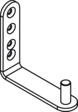 Hafele<br />943.51.400 - Lower Pivot for Wall Mounting, Slido Classic Bifold 30
