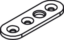 Hafele<br />943.51.401 - Pivot Plate, Slido Classic Bifold 30