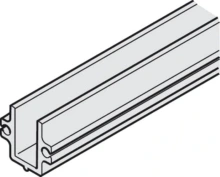 Hafele<br />946.03.600 - Lower Guide Channel, Pre-drilled
