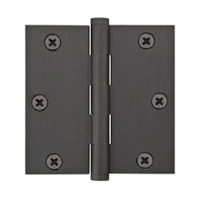 Emtek<br />96213 - BRASS HINGE PAIR 3.5" x 3.5" (SQUARE CORNER) HEAVY DUTY