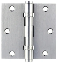 Emtek<br />96414  - BRASS HINGE PAIR 4" x 4" (SQUARE CORNER)