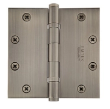 Emtek<br />96416  - BRASS HINGE PAIR 5" x 5" (SQUARE CORNER)