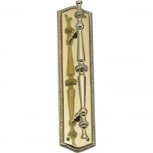 Brass Accents - A06-P0251  - Trafalgar Collection Pull with Back Plate