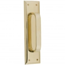 Brass Accents<br />A07-P5401 - Quaker Collection Pull with Back Plate