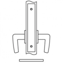 Accurate<br />8600ADL - Active Dummy Narrow Backset Mortise Lock