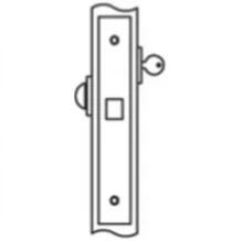 Accurate - 8803 - Deadlock Narrow Backset Lock