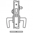Accurate<br />9024M - Dormitory or Entrance Lock with Narrow Faceplate Marine Grade