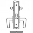 Accurate<br />9142 - Entrance or Public Restroom Mortise Lock