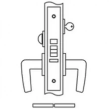 Accurate - 9143 - Institutional Privacy Mortise Lock
