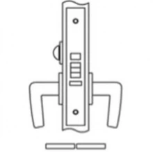 Accurate - 9143E - Institutional Privacy Emergency Release Mortise Lock