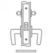 Accurate<br />9146 - Classroom Double Locking Mortise Lock