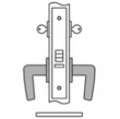 Accurate<br />9058 - Institution or Asylum Lock Narrow Faceplate