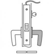 Accurate - 9059EU - Electrified Mortise Lock - Fail Safe Narrow Faceplate