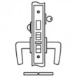 Accurate<br />9069 - Entrance or Apartment Lock Narrow Faceplate**