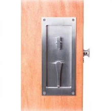 Accurate - SL9139iPDL - Self-Latching Pocket Door Privacy Lockset with Indicator