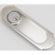 Accurate<br />CA2002-COi - 7" Arched Flush Pull with Cylinder Cutout and Indicator, Concealed Screws