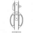 Accurate<br />CH 9144SEC - Institutional Privacy Lock with Pair of Crescent Handles and Ligature Resistant Thumb Turn