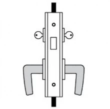 Accurate - G1602 - Swing Door Centered Double Cylinder Deadlock