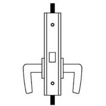 Accurate - G8725 - Swing Door Centered Passage Lockset