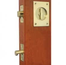 Accurate<br />161.PDL.PD - Pocket Door Privacy Set for Pair of Doors
