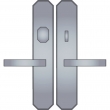 Angular 11" x 2-1/2" Lever x Lever Mortise Entry Set