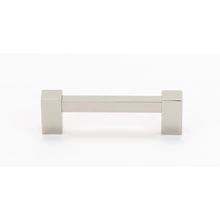 Alno - A718-3-PN - 3" CONTEMPORARY SQUARE PULL