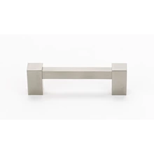 Alno - A718-3-SN - 3" CONTEMPORARY SQUARE PULL