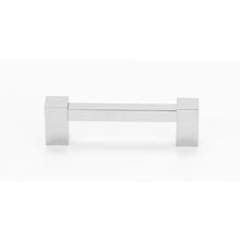 Alno - A718-35-PC - 3 1/2" CONTEMPORARY SQUARE PULL