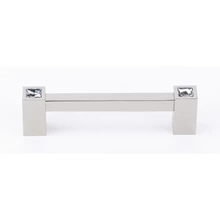 Alno - C718-4-PN - 4" Contemporary II Crystal Pull